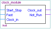 Clock Module Symbol