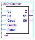 Up-Down Counter Schematic Symbol