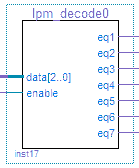 3x7 decoder wth enable